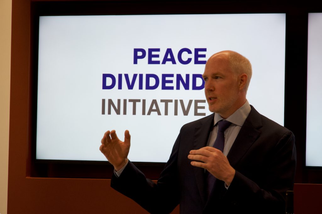 Peace Dividends in Action event at Villa Barton on June 9, 2026, bringing together entrepreneurs, investors, philanthropists, foundation representatives, peacebuilders and partners.